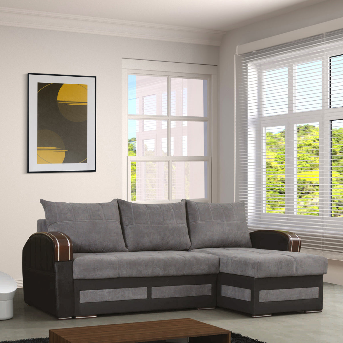 Kevin L-Shape Sofabed