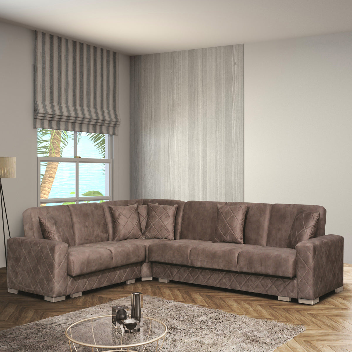 Norman Corner Sofa Bed